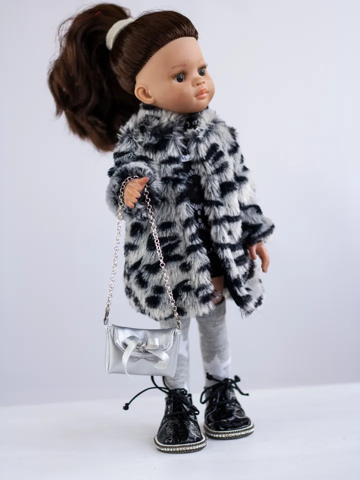 Little Darling Dianna Effner set of clothes, 13 inch doll dress, coat, shoes, underwear, bag, Paola Reina clothes, Dolls