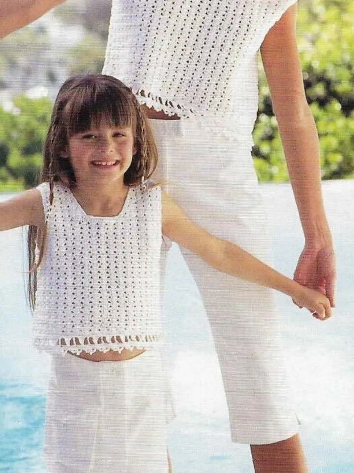 Crochet pattern Top pattern, crochet crop top, Vest Top Crochet Pattern pdf instant download