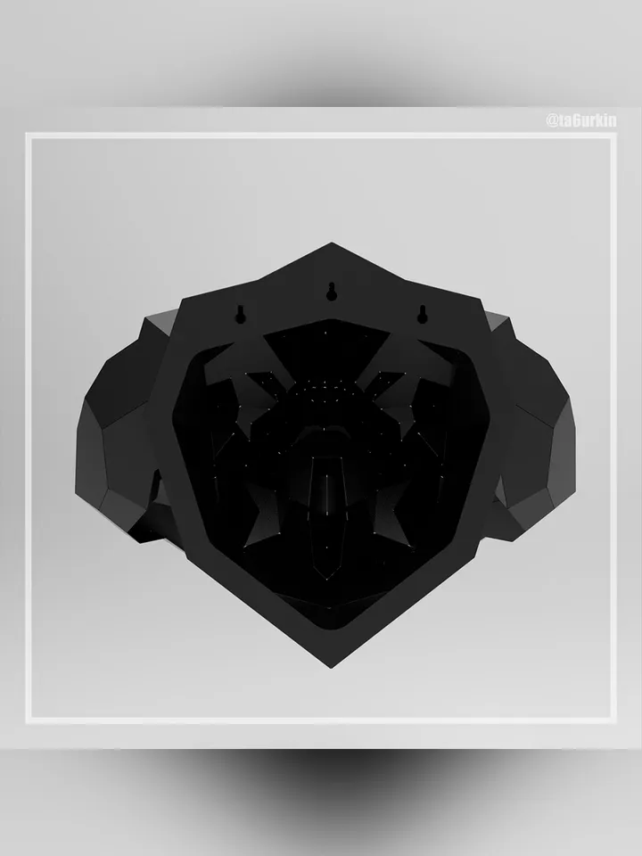 Welding Project Plans Drawings Balrog Head (DXF, PDF)