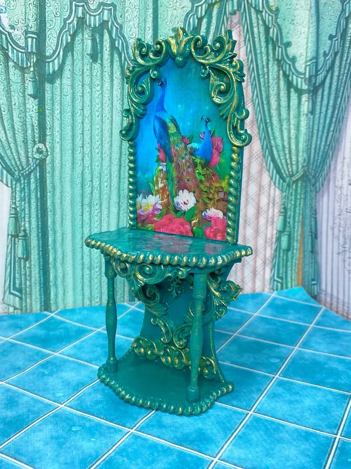 Furniture for dolls. Furniture for a dollhouse. 1:12. Handmade. Dollhouse miniature. Furniture set for dolls. Sofa for dolls. Table for dolls.