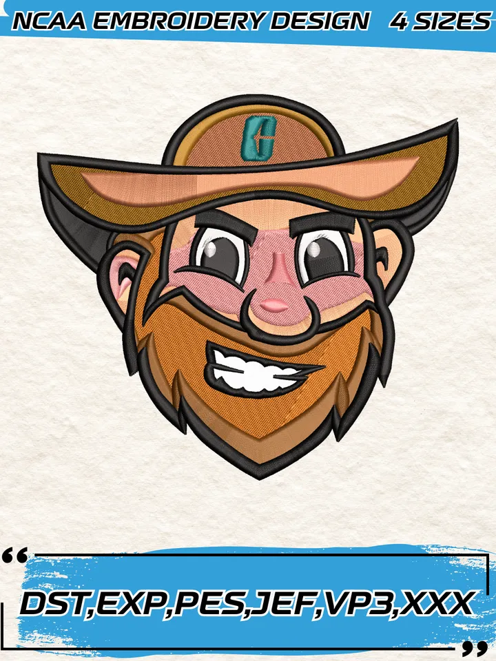 Charlotte 49ers Embroidery Designs,NCAA Logo Embroidery Design,Machine Embroidery Design File,4 Sizes, Digital Download