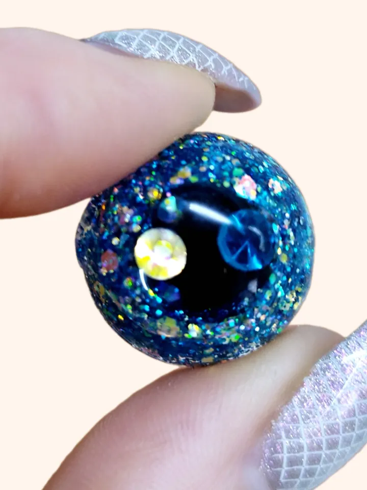 DIY Crystal Eye with Swarovski /Doll Eyes /Craft Eyes/ Resin Eyes/Video + list of references of required materials