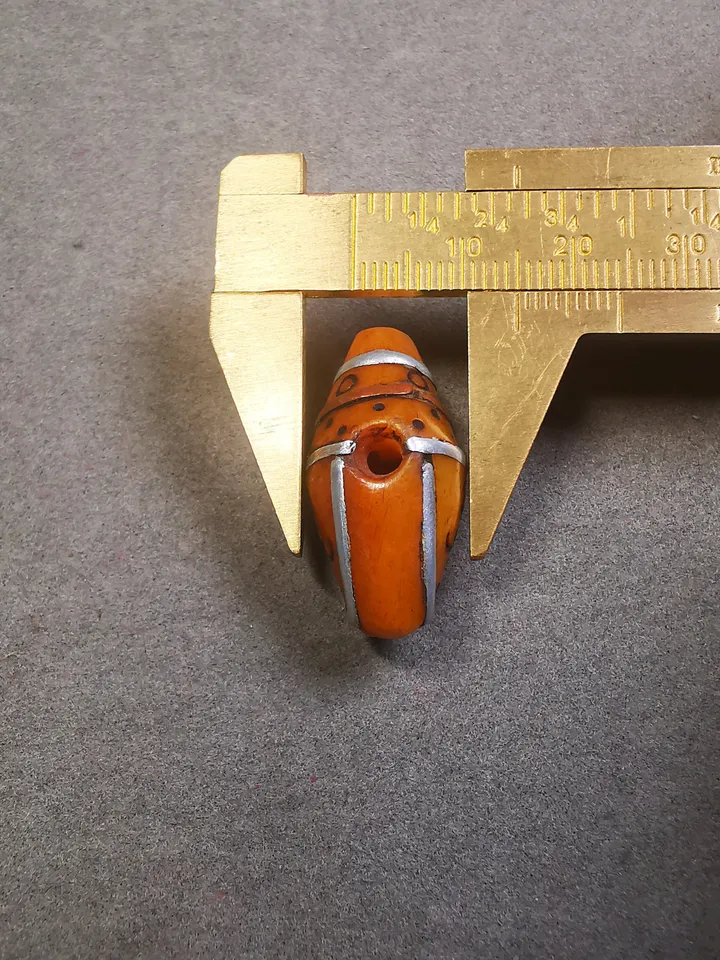 Gandhanra Bone Carved Tibetan Niang La Tsa Tsa Statue,Stupa Amulet,Pagoda Pendant