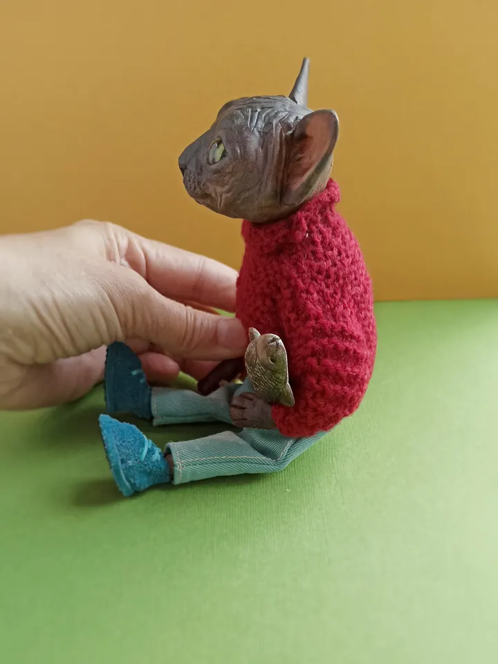 Cat sphinx Doll (pre-order)