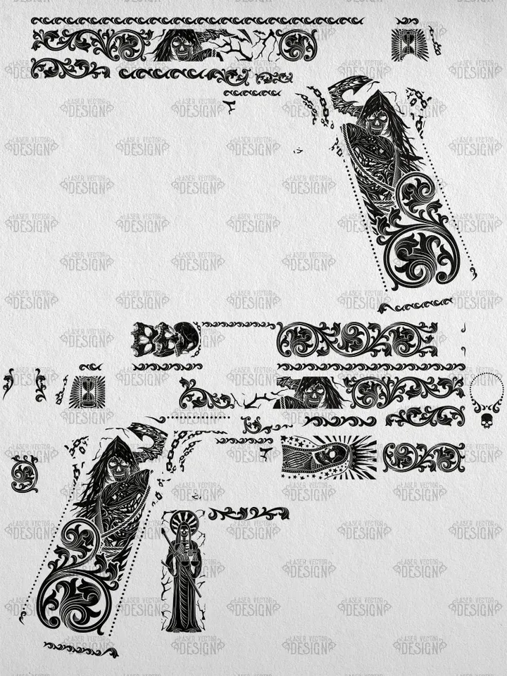 VECTOR DESIGN Rock Island Armory M 1911-A1 FS Tactical Grim Reaper