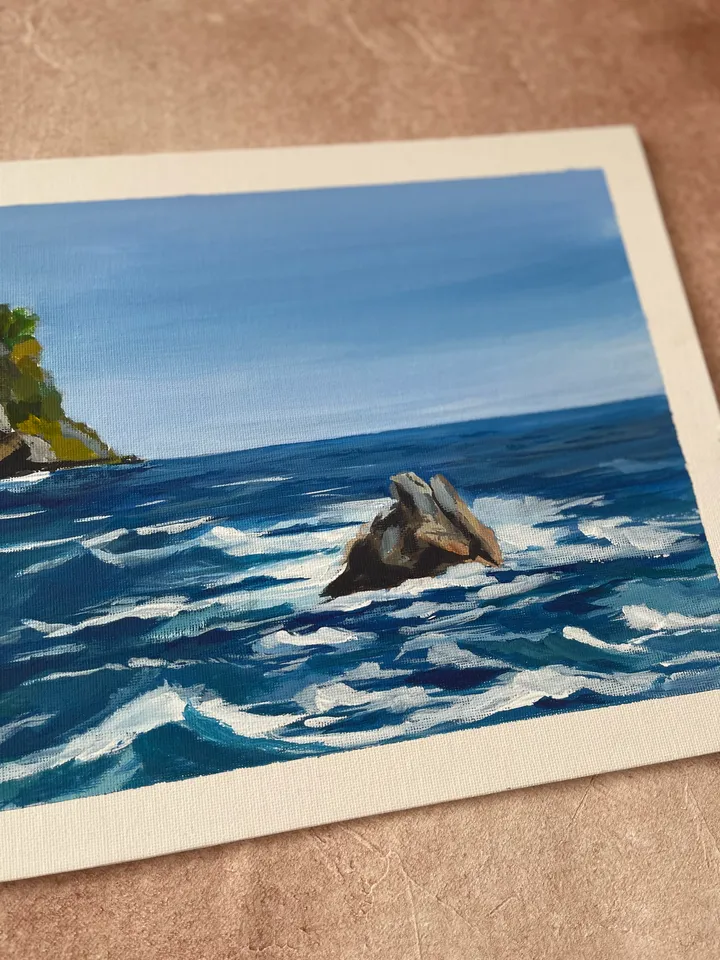 Acrilic seascape🌊