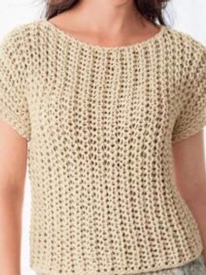 Knitting pattern top, women top knitting, summer sweater knitting pattern Instant download PDF