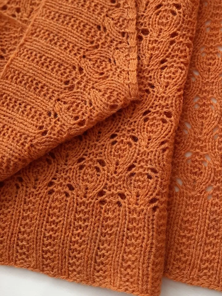 Warmth Asymmetrical Shawl Knitting Pattern Sideways Textured Lacy Design