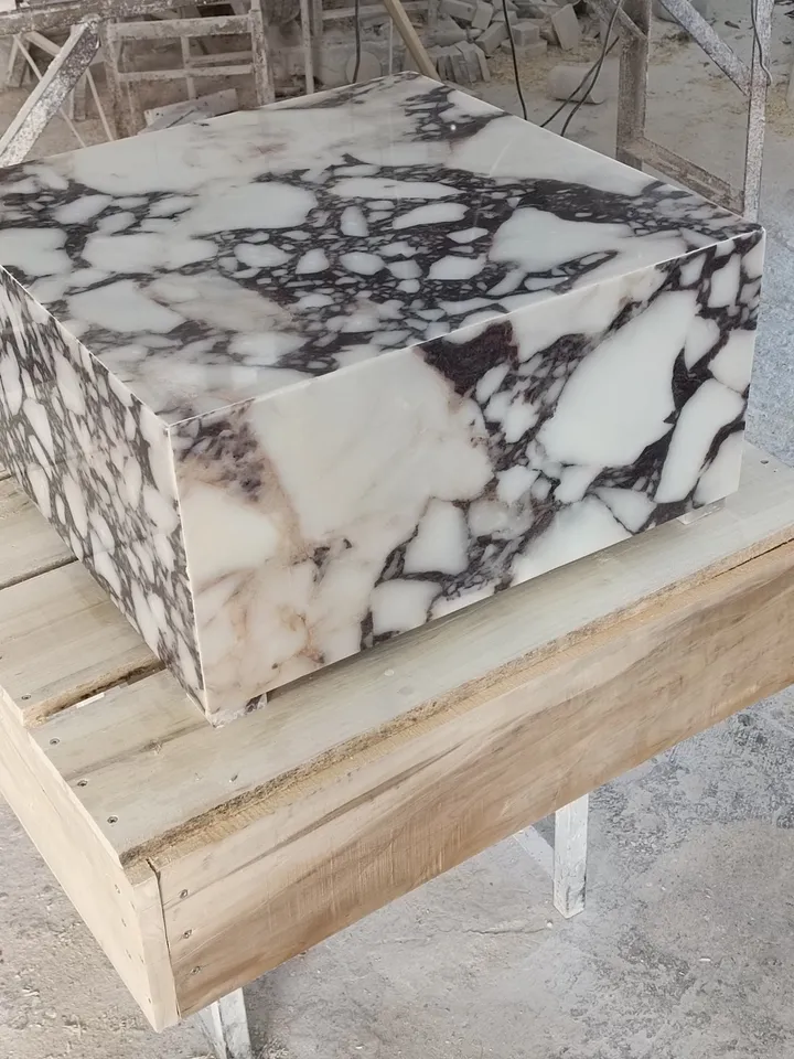 Marble Coffee Table, cube coffee table, block coffee table, handmade italian marble fast and free shipping
