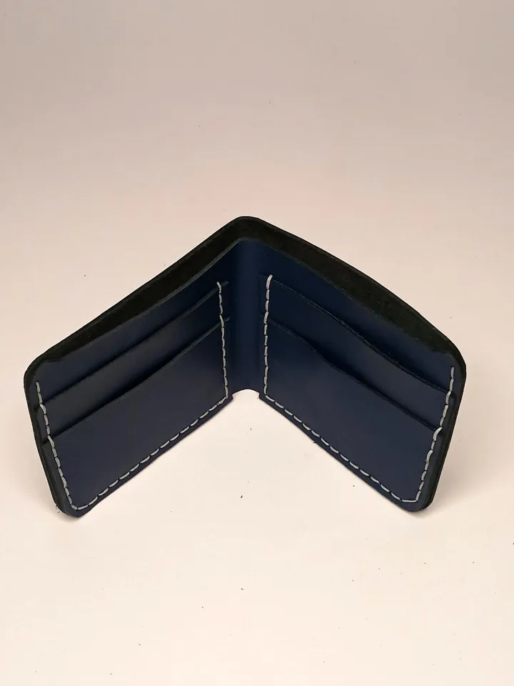 Handcrafted Bifold Wallet for Men, Made from Cowhide Leather, Leather Wallet Men Groomsman Wallet Slim ID Credit Card Wallet.