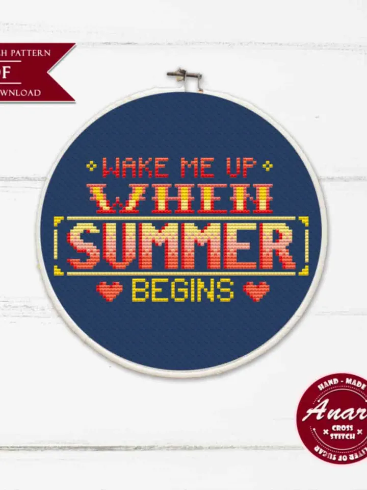 Funny Quote Cross Stitch Pattern