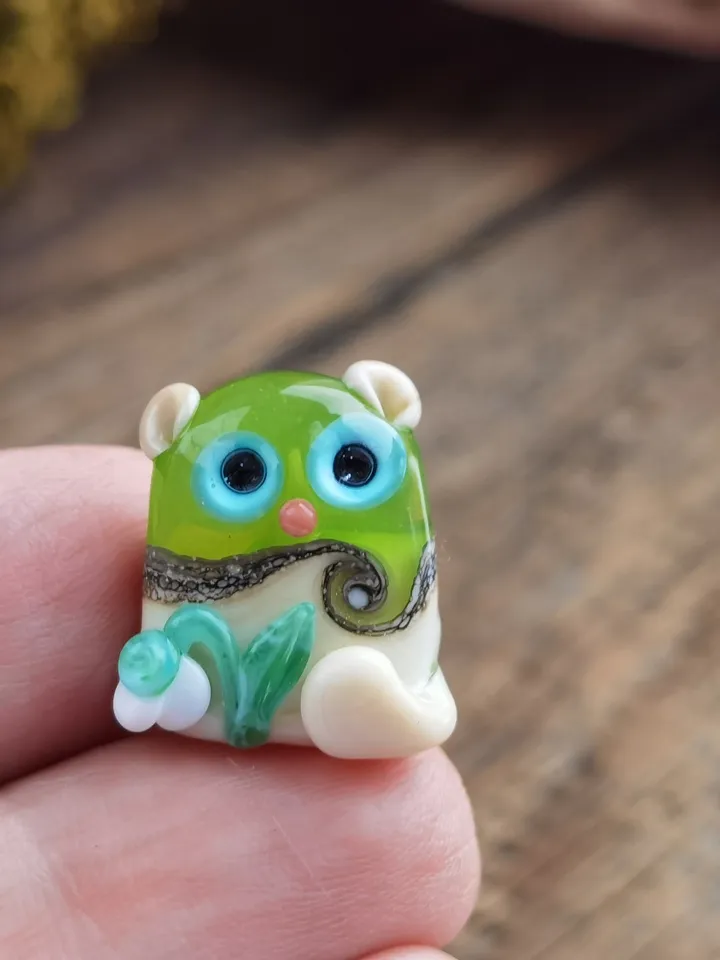 CAT gifts glass figurines Cat figurine Miniature cat gifts cat decor Miniature animals Tiny glass animals Glass cat art Collectible kitten