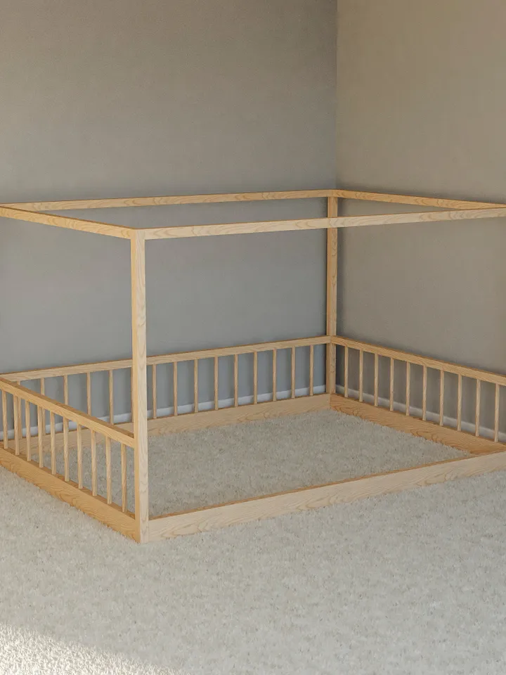 Canopy Floor Bed Plan, Full Size, PDF, DIY