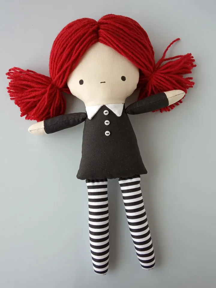 Easy Rag Doll Sewing Pattern PDF
