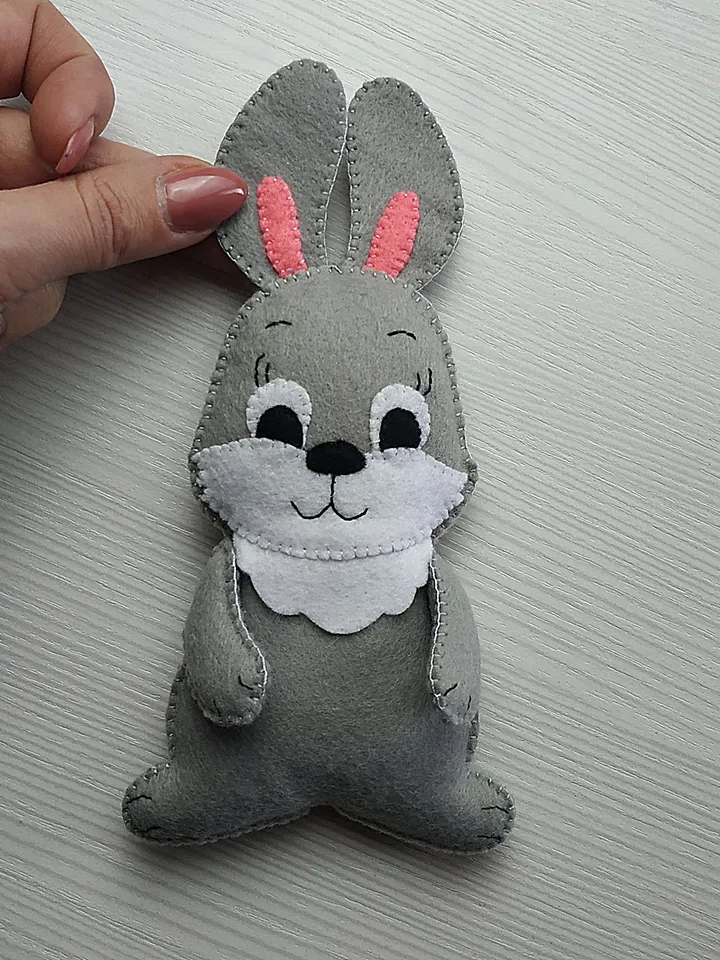 felt pattern, bunny pattern, Easter pattern, Easter bunny, bunny toy, plush sewing pattern, bunny ornament, Easter decor, Easter gift, toddler kids toys, bunny lover gifts, stuffed animals PDF pattern