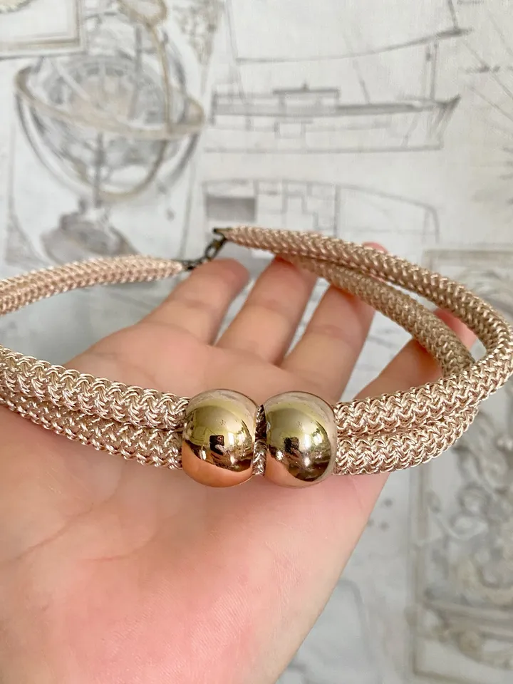 Neck choker. Handmade jewelry. Necklace.