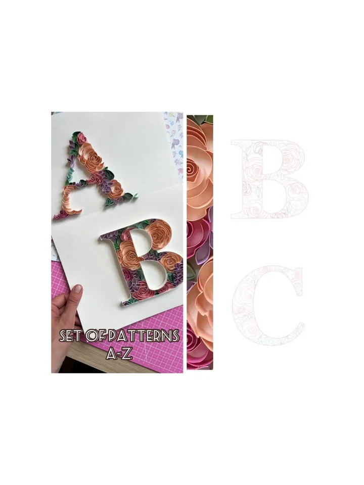 Set of patterns for Quilling