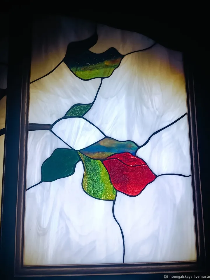 Doors: Magnolias, Tiffany Stained Glass Art, Magnolias Glass Doors, Magnolias Stained Glass Doors, Tiffany Art Glass,
Interior Doors with Magnolias Motif, Doors with Stained Glass, Stained Glass-Embellished Doors, Decorative Stained Glass Doors