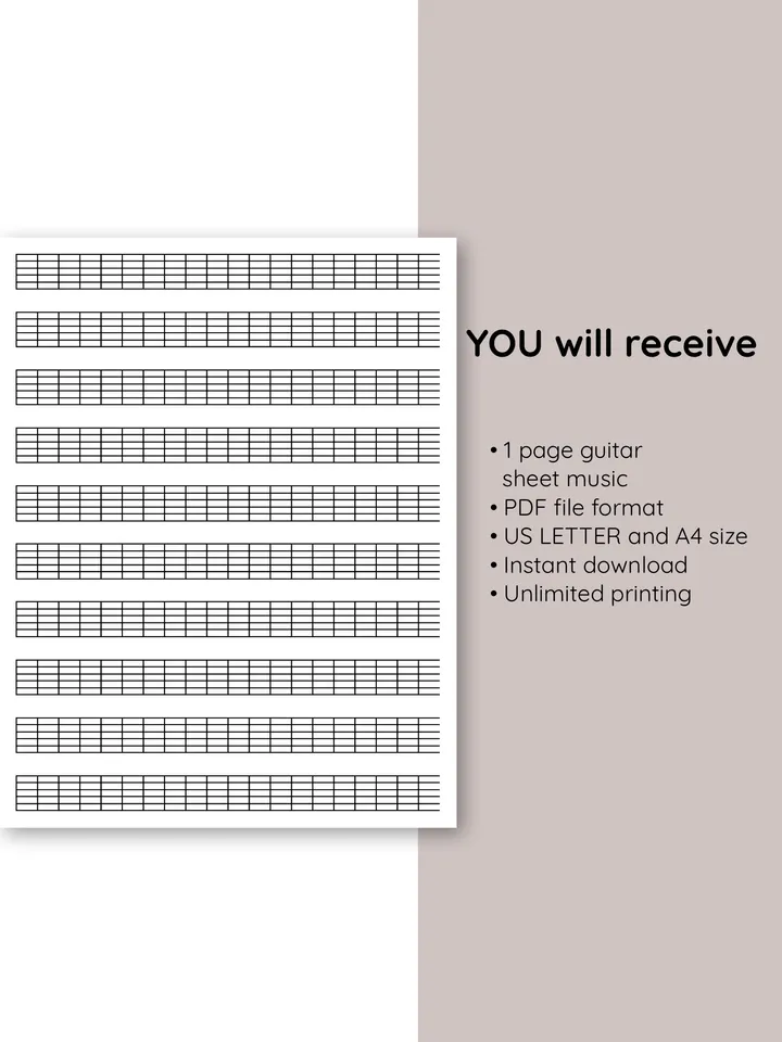 Blank guitar sheet for beginners. Blank guitar fretboard. Blank guitar fingerboard. Guitar diagram. Blank guitar neck diagram.