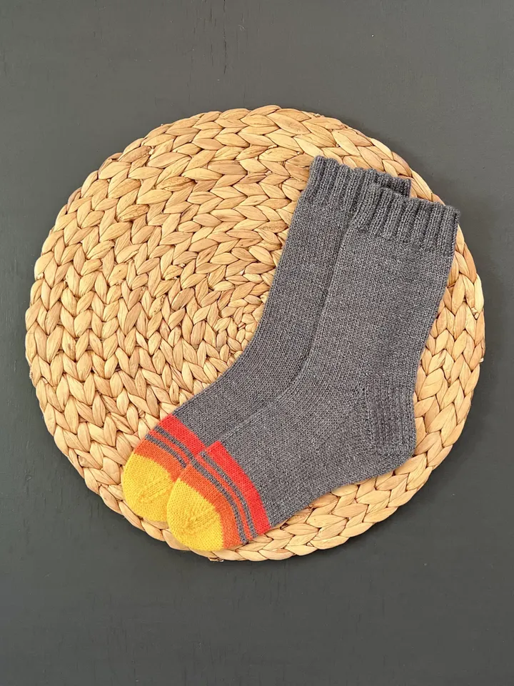 Handmade womens socks | Warm knitted accessory
