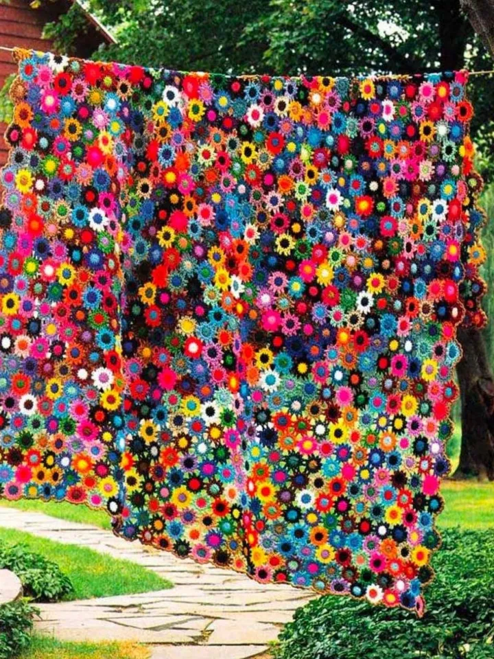 Crochet blanket, baby crochet blanket, crochet pattern, flower blanket crochet instant digital