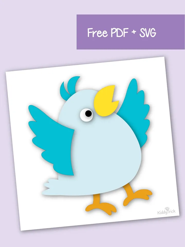Bird - Felt Applique - Sewing Pattern