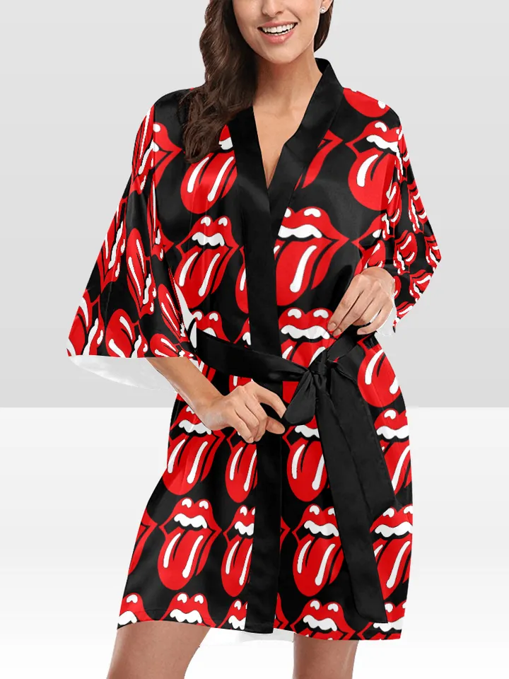 Rolling Stones Kimono Robe