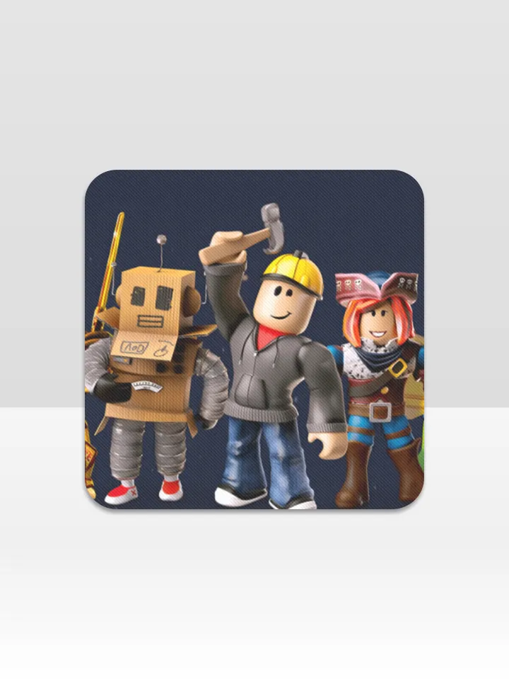 Roblox Cup Coaster, Square Drink Coaster, Round Coffee Coaster