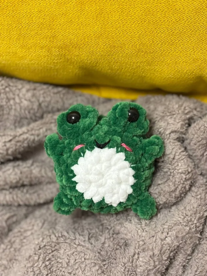 Handmade Crochet Frog Amigurumi