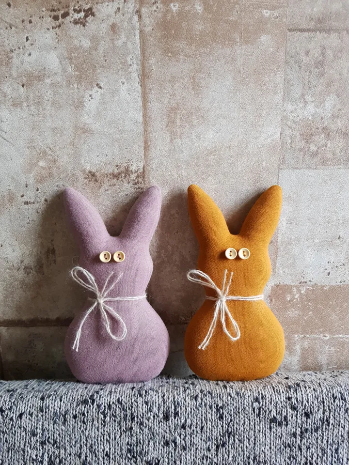 Easter Bunny Sewing pattern pdf, easter decor diy, digital tutorial in english