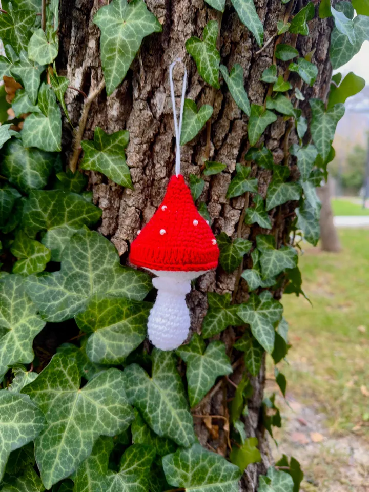 CROCHET Mushroom 3 Set: Amanita, Toadstool & Oak Leaves Perfect for Beginners Instant Digital Download PDF