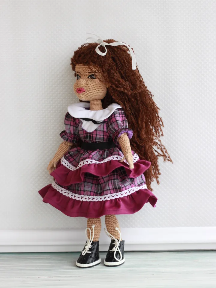 Handmade cotton doll in clothes, Waldorf doll, Eco friendly dolls, Organic doll