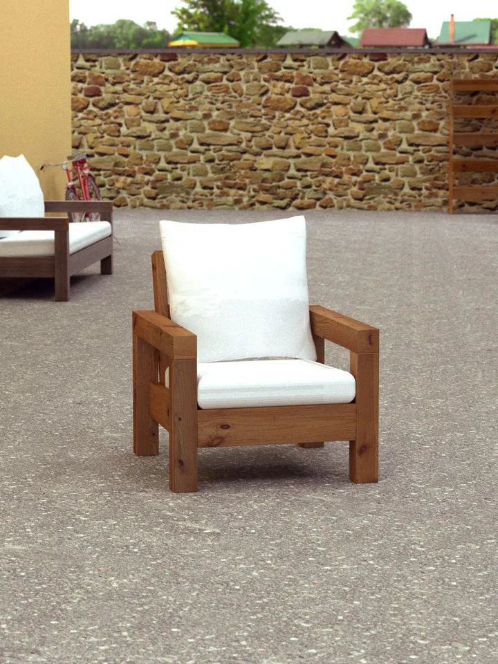 Modern Outdoor Chair Plans, PDF, DIY