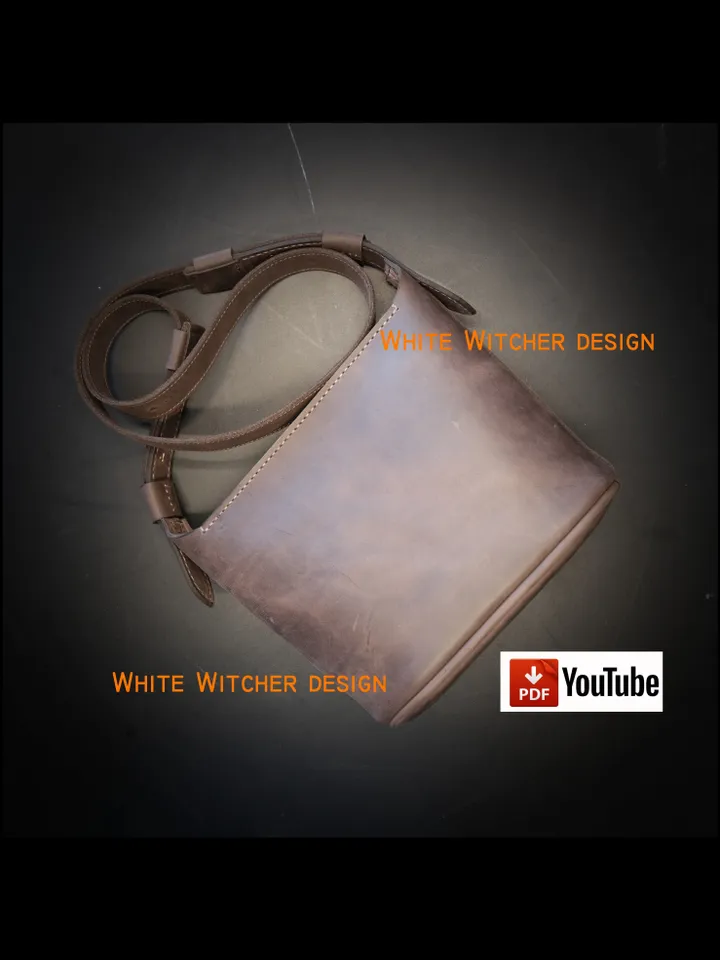 Leather pattern to make a leather bag - Olesya. BG32