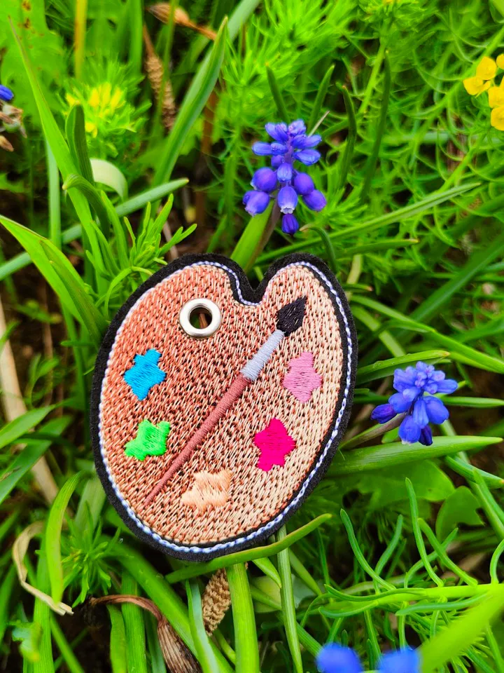Machine Embroidery Design Artist's Palette