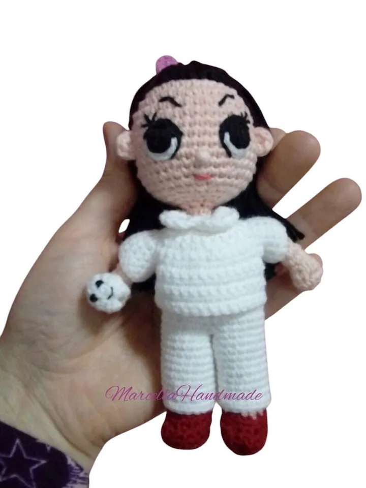 Mini Dentist Amigurumi โ 15 cm Crochet Professional Doll โ Handmade Tooth Plush โ Dentist Gift โ Odontology Decor โ Embroidered Eyes