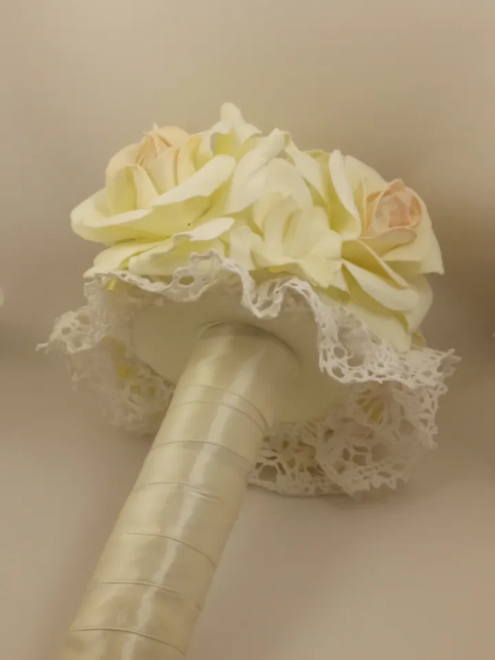 Delicate wedding bouquet double/wedding women's accessories/accessories for wedding/ handmade bouquet double