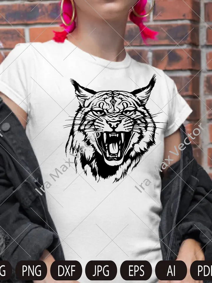 Lynx Svg, Angry lynx svg, Lynx Clipart, Lynx Png, Lynx Head, Lynx Cut Files , Lynx Silhouette, Wild Cat Silhouette,Lynx printable