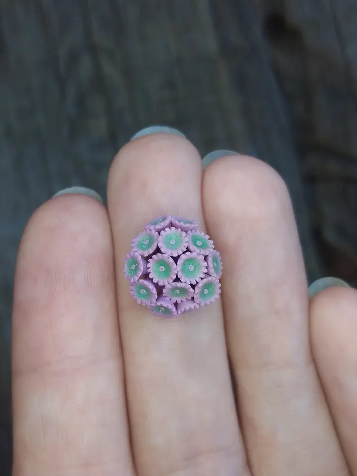 Set of miniature Zoanthus corals, tiny corals for diorama, dollhouse or resin art