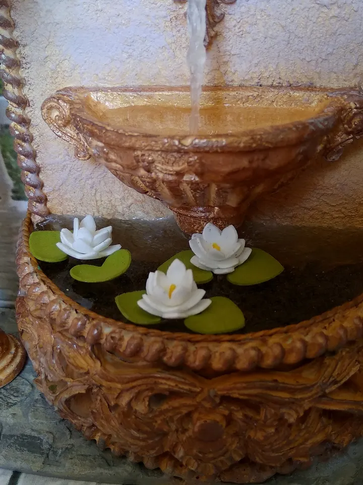 Miniature fountain. Fountain for the collection of dolls.1:12 scale.Handmade. Fountain for a doll. Miniature.