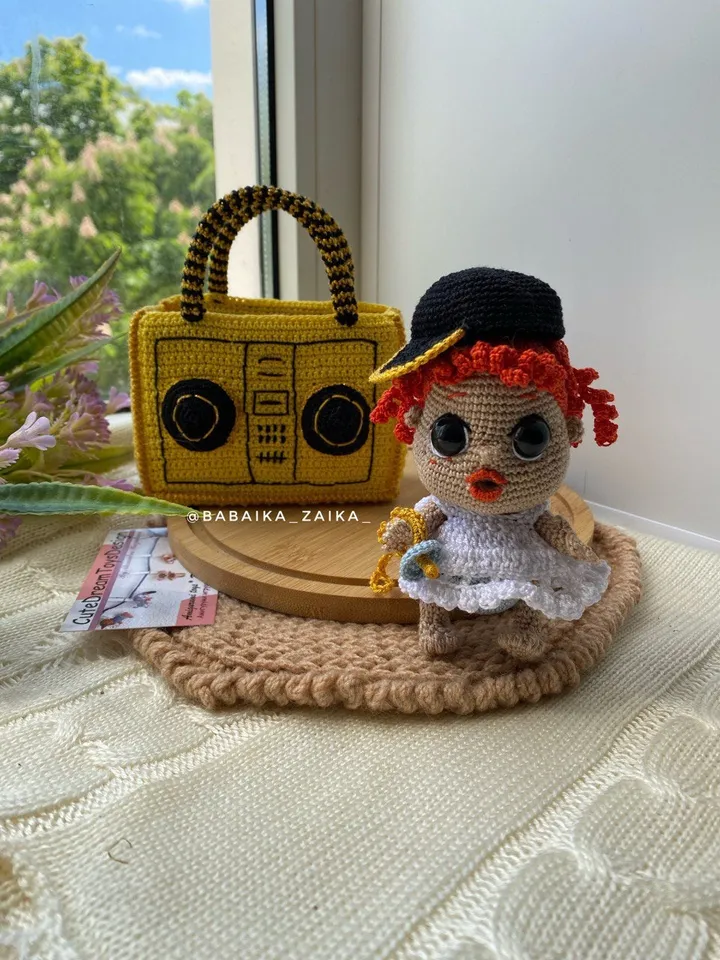 PDF Crochet Pattern Lol Baby Doll in Recorder, Small Toy Pattern, Amigurumi, Baby Doll Pattern, Amigurumi house pattern tutorial doll in Eng
