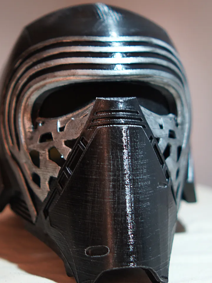 Kylo Ren helmet from Star Wars Dark Side of the Sith Kylo Ren helmet Star Wars