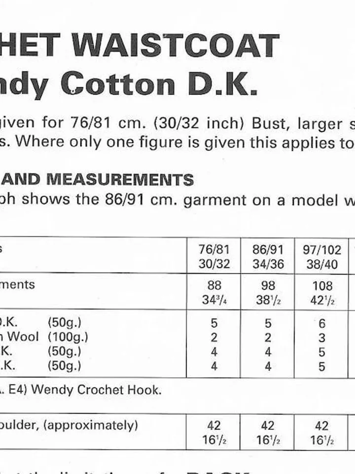 CROCHET PATTERN cardigan , cardigan vest, Jacket , Waistcoat PDF free