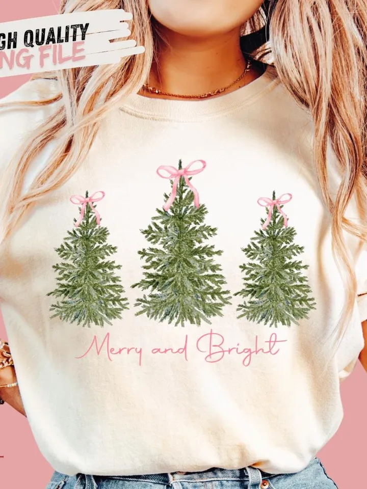 Coquette Christmas tree Png file, Christmas Sublimation, Png file download, Sublimation png file, Christmas shirt, Christmas png