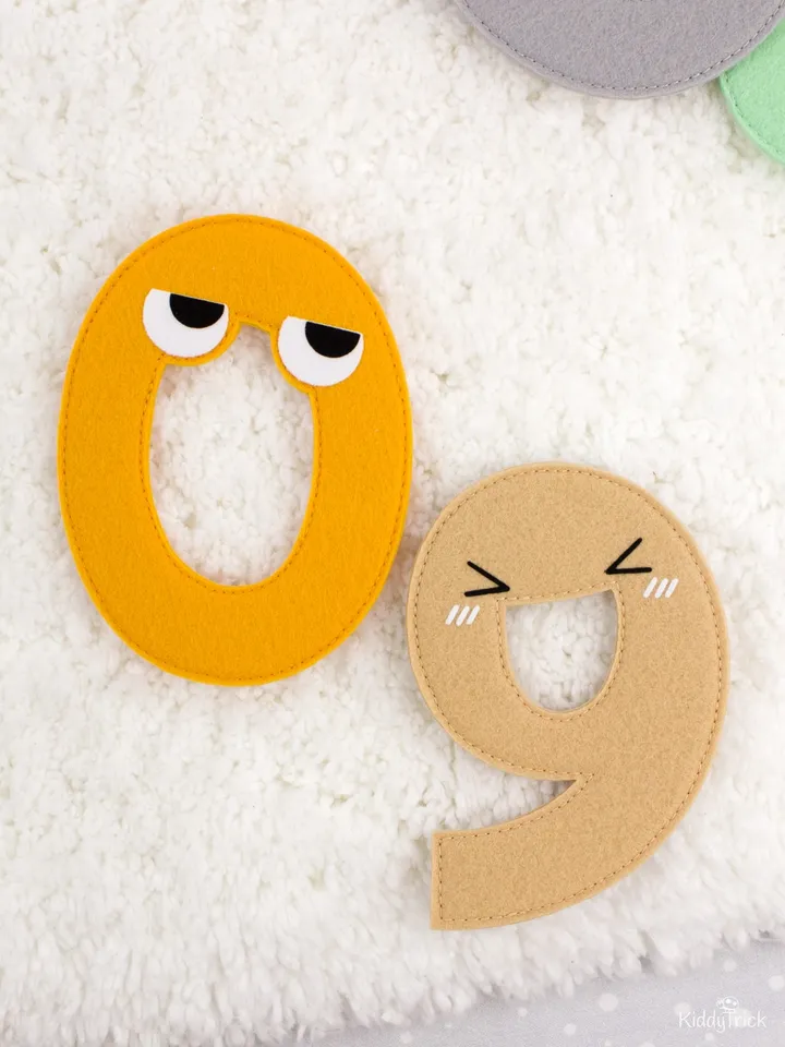 Felt Numbers - Sewing Patterns