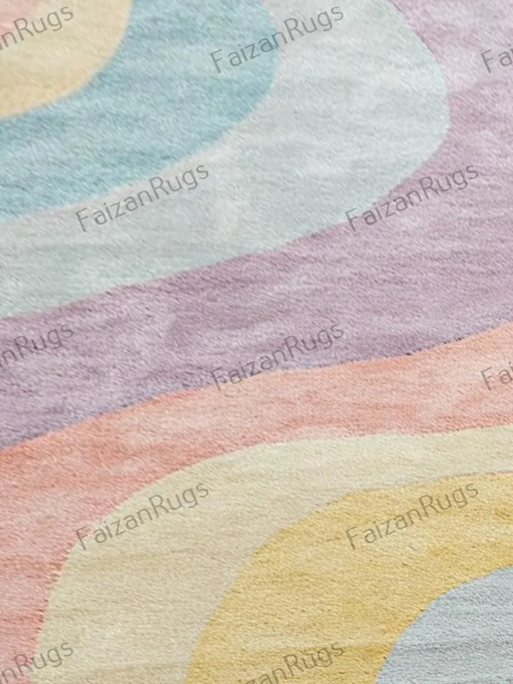 Buy multi color rug, kids rug, area rug, Rainbow, living room, Dining decor, Bedroom rug, 9x12,10x14,6x9, rugs for kids room, colorful rug
