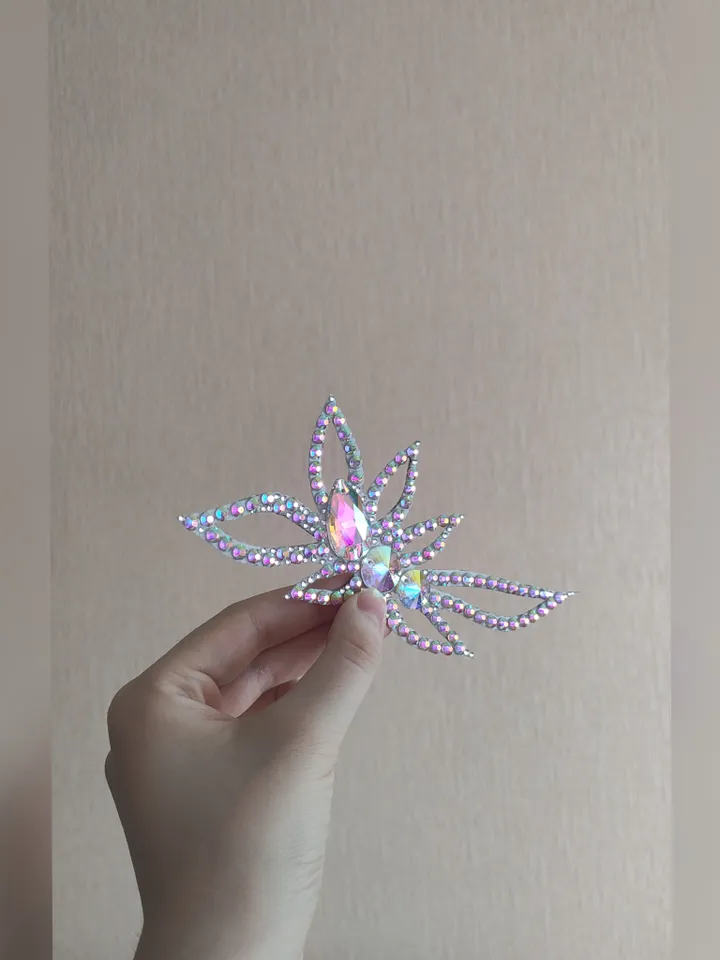 bun crown for rhythmic gymnastics