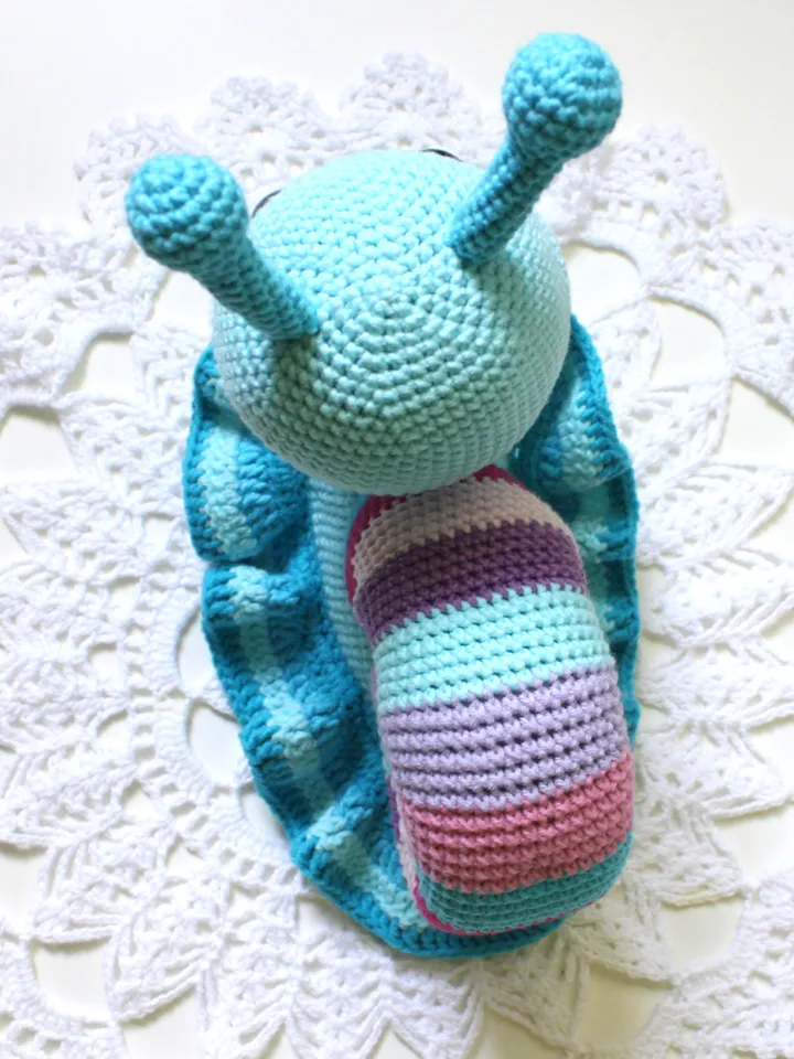 Snail crochet pattern PDF in English Cute snail amigurumi Toy crochet tutorial