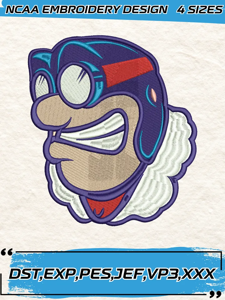 Dayton Flyers Mascot Embroidery Designs,NCAA Logo Embroidery Design,Machine Embroidery Design File,4 Sizes, Digital Download