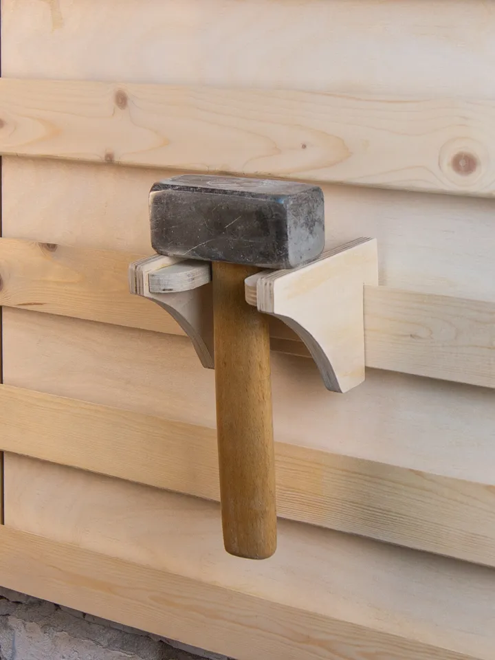 Hammer Rack Plans (PDF, SVG) for Workshop – DIY French Cleat Storage System